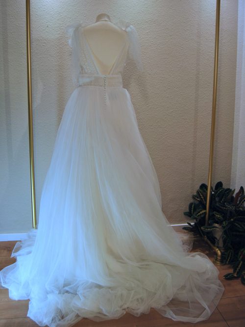 Ansicht hinten: Brautkleid von Rosa Clara in Größe 42