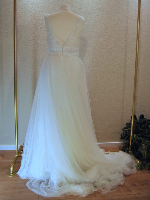 Ansicht hinten: Brautkleid von Rosa Clara in Größe 40