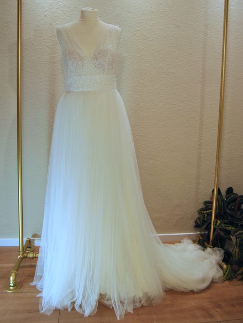 Ansicht vorne: Brautkleid von Rosa Clara in Größe 40