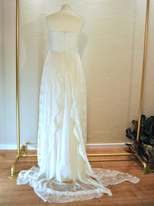 Ansicht hinten: Brautkleid von kisui Berlin in Größe 40