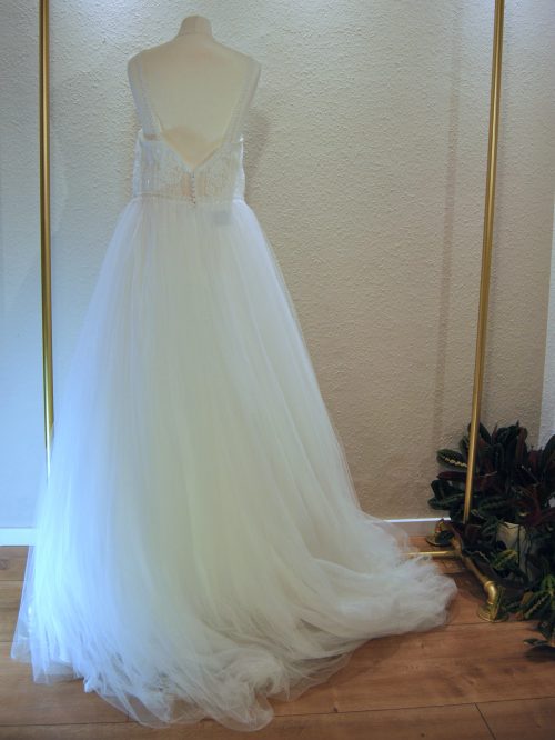 Ansicht hinten: Brautkleid von Rosa Clara in Größe 44